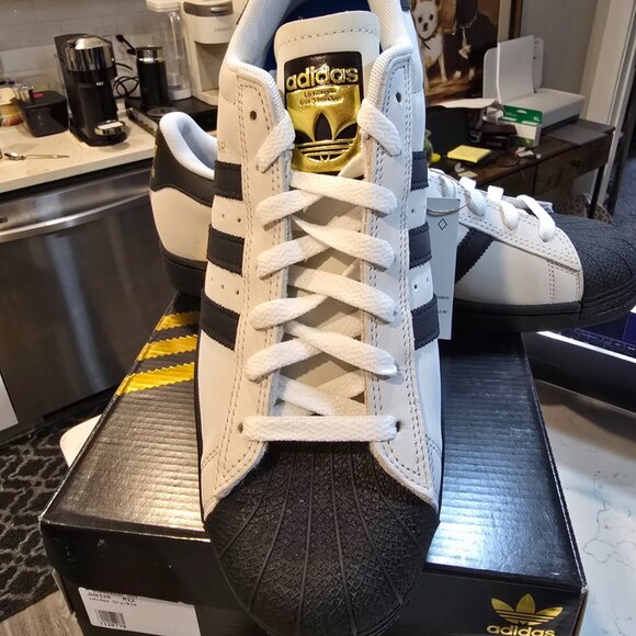 adidas Originals Superstar ADV Crystal White JH8138 Men's Skateboarding SZ 12 - Picture 2 of 14